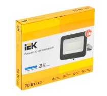 Прожектор IEK LED СДО-7 70W 6300Лм 6500К IP65 175х235х34